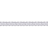 19.85ct Emerald Cut Diamond Tennis Necklace