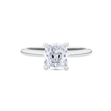 Cushion Cut Engagement Ring in Platinum