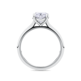 Cushion Cut Engagement Ring in Platinum
