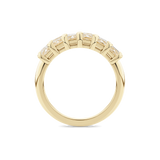 Yellow Diamond Double Row Eternity Band