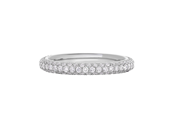 W.22 | Pave Set Diamond Wedding Band