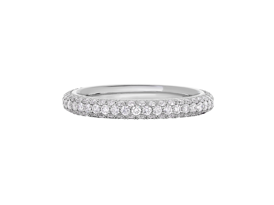 W.22 | Pave Set Diamond Wedding Band