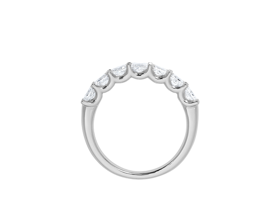 Radiant Cut Diamond Wedding Band
