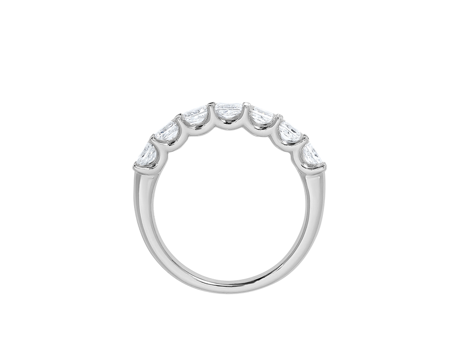 Radiant Cut Diamond Wedding Band