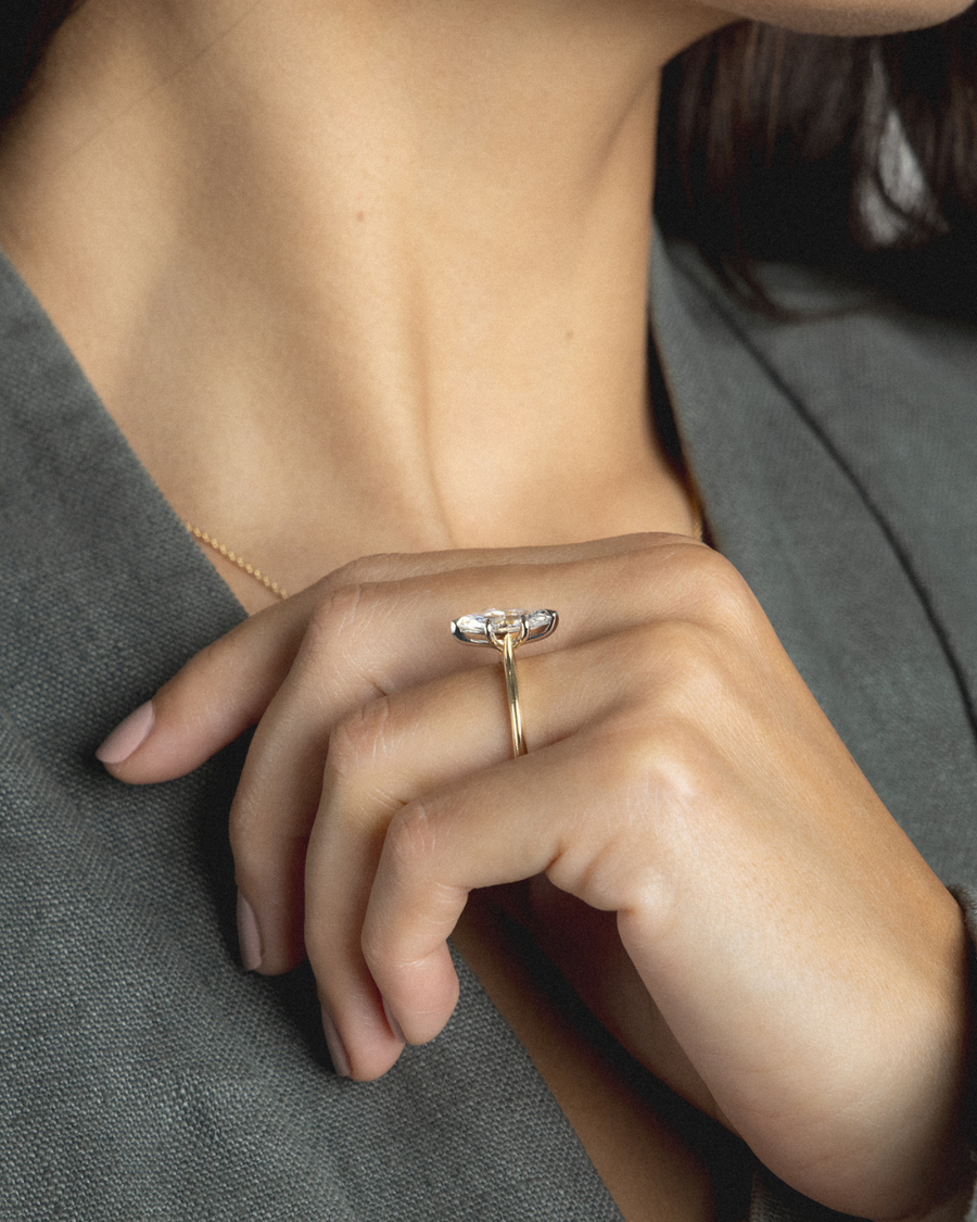 2ct Marquise Diamond Engagement Ring