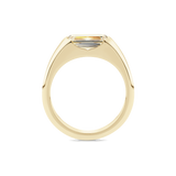 Yellow Diamond Signet Ring in 18ct Gold