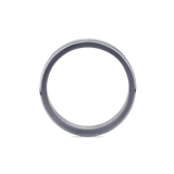 Tantalum And White Gold Mens Wedding Band