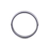 Tantalum Wedding Band With Bevelled Edge