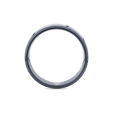 Tantalum Wedding Band With Half Round Profile