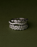 W.30 | Marquise Cut Diamond Bezel Wedding Band