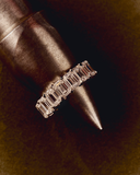 Emerald Cut Diamond Eternity Band in Platinum
