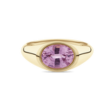 2.16ct Oval Cut Padparadscha Sapphire Ring