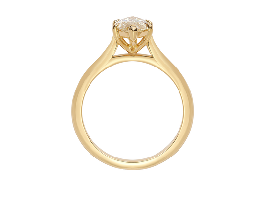Marquise Champagne Diamond Ring