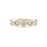 Bezel Set Round Diamond Eternity Band