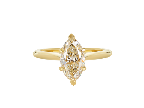 Marquise Champagne Diamond Ring