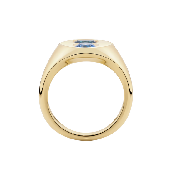 Personalised Gemstone Signet Ring