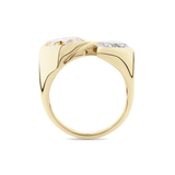18ct Yellow Gold Two Stone Ring