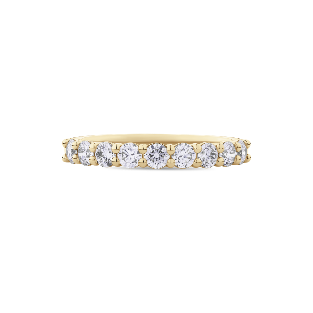Double Gallery Diamond Eternity Band