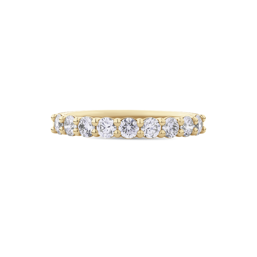 Double Gallery Diamond Eternity Band