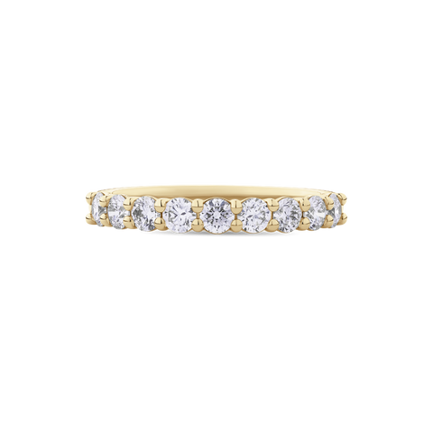 Double Gallery Diamond Eternity Band
