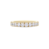 Split Bead Round Diamond Eternity Band