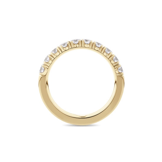 Split Bead Round Diamond Eternity Band