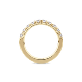 Split Bead Round Diamond Eternity Band