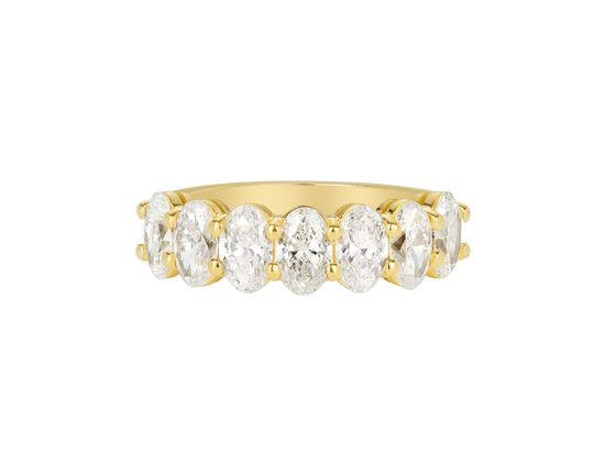 2ct Oval Diamond Eternity Band