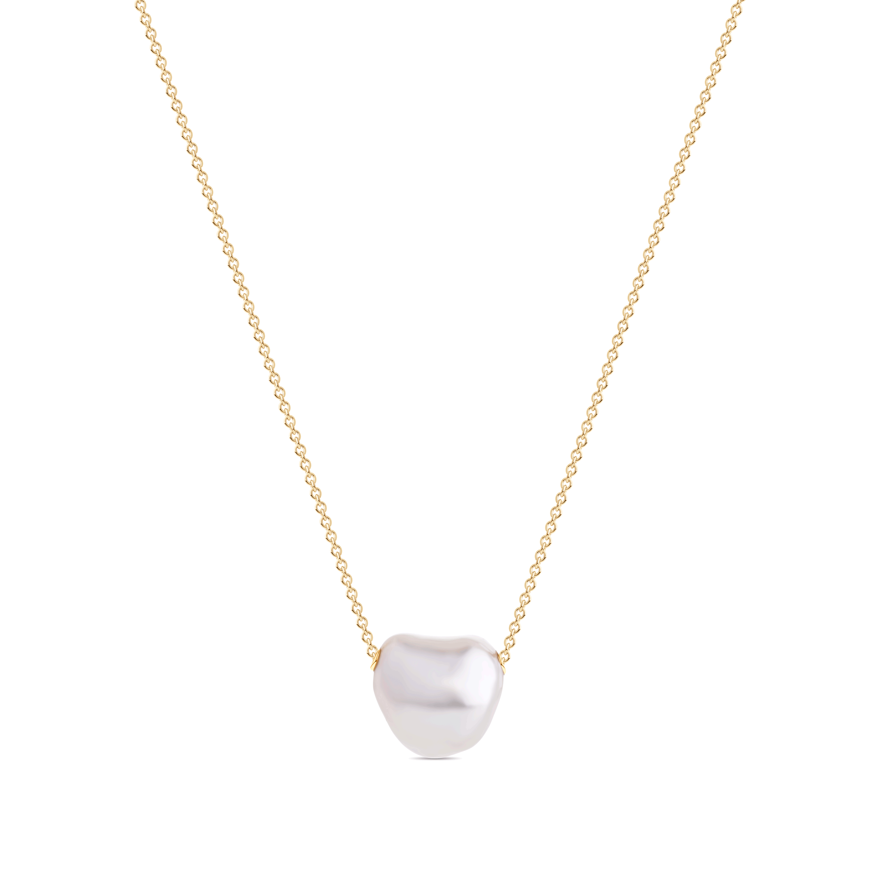 Keshi Pearl Chain Necklace