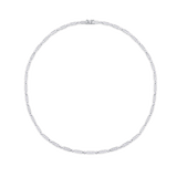 Grain Set Diamond Necklace | WG