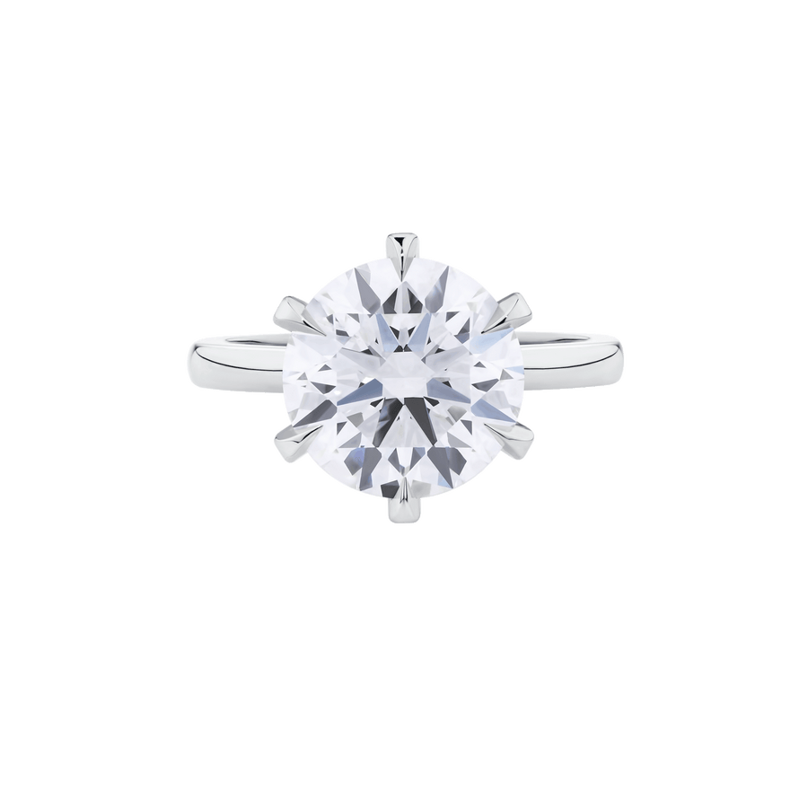 5ct Round Brilliant Cut Diamond Engagement Ring