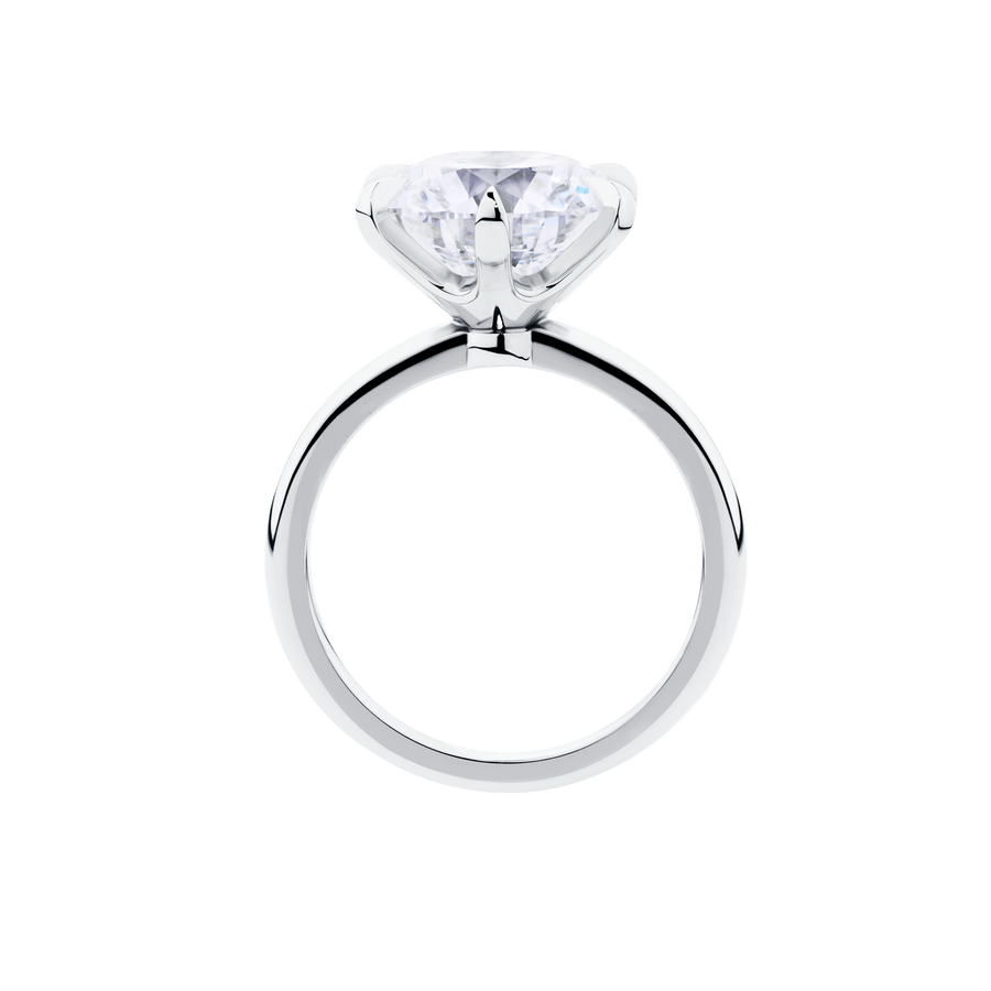5ct Round Brilliant Cut Diamond Engagement Ring