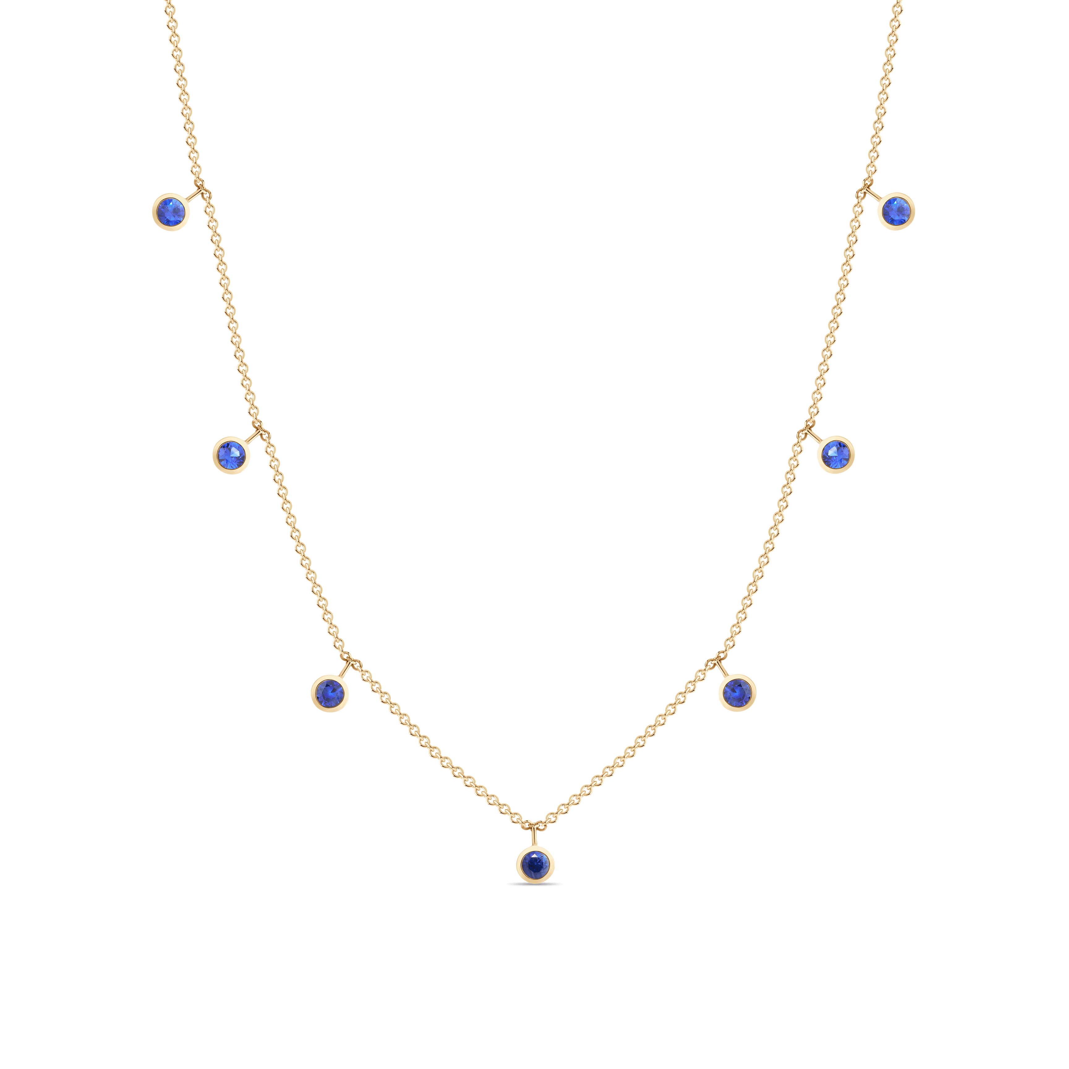 Sapphire Drop Necklace