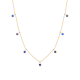 Sapphire Drop Necklace