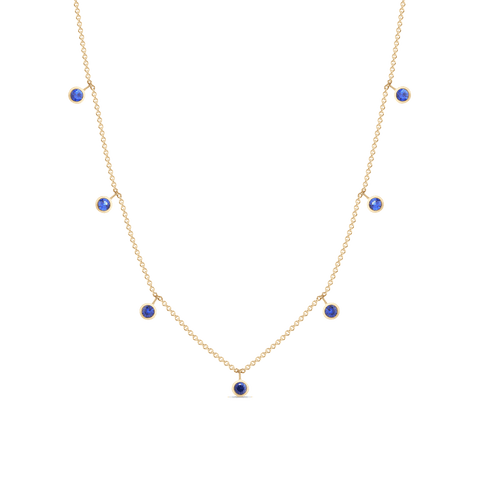 Sapphire Drop Necklace