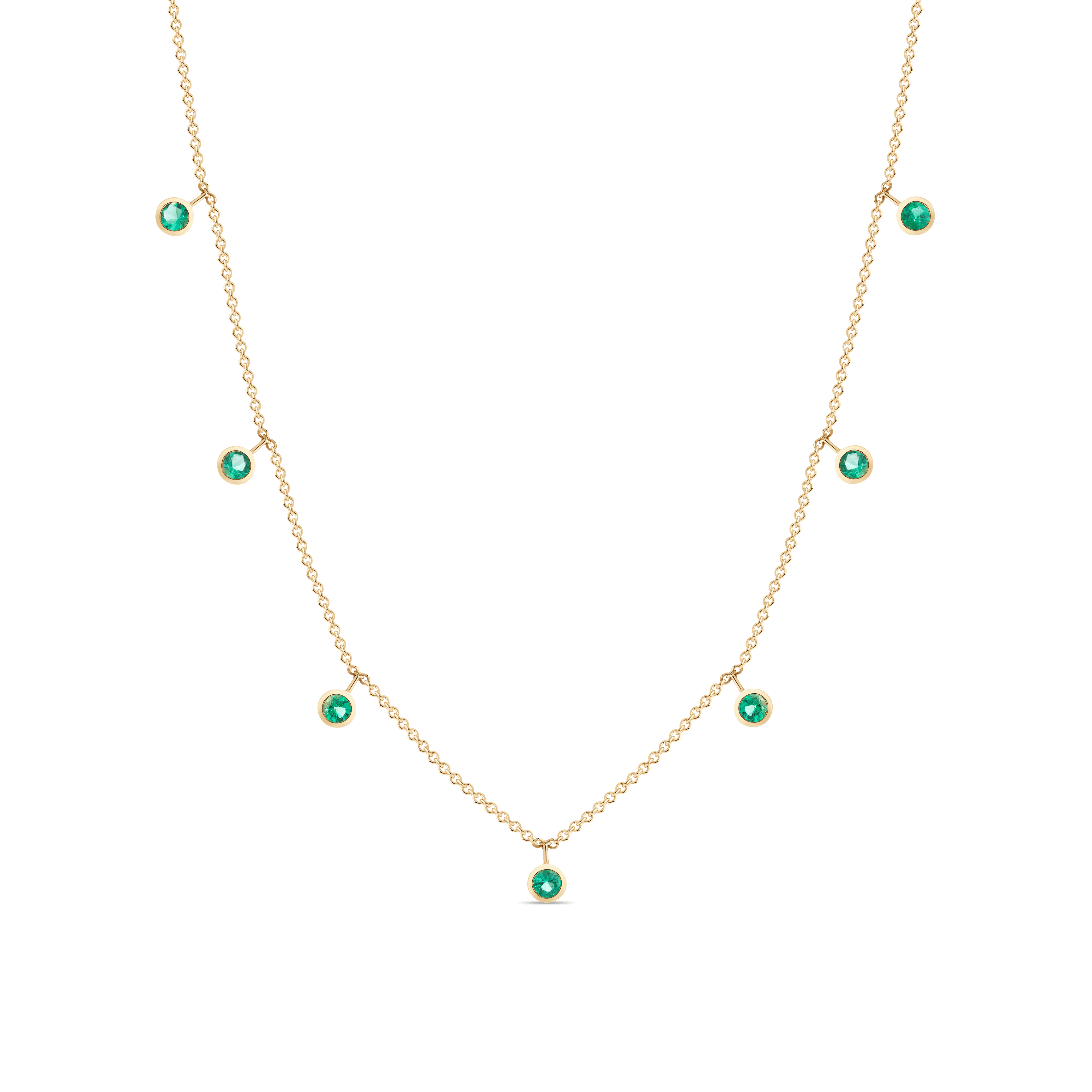 Emerald Drop Necklace