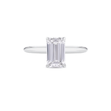 AG.08 | Emerald Cut Solitaire Engagement Ring
