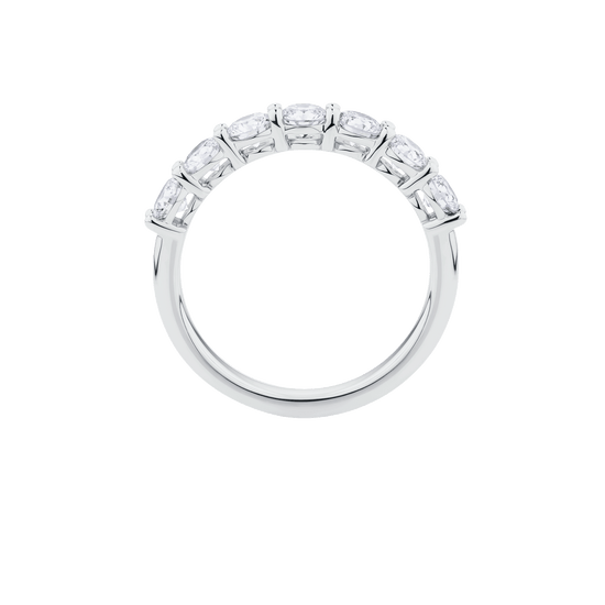 Round Brilliant Cut Diamond Eternity Band in 18ct White Gold
