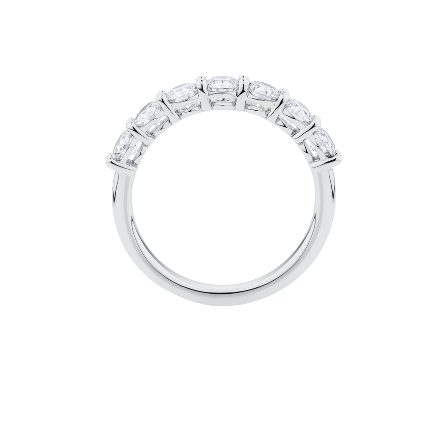 Round Brilliant Cut Diamond Eternity Band in 18ct White Gold