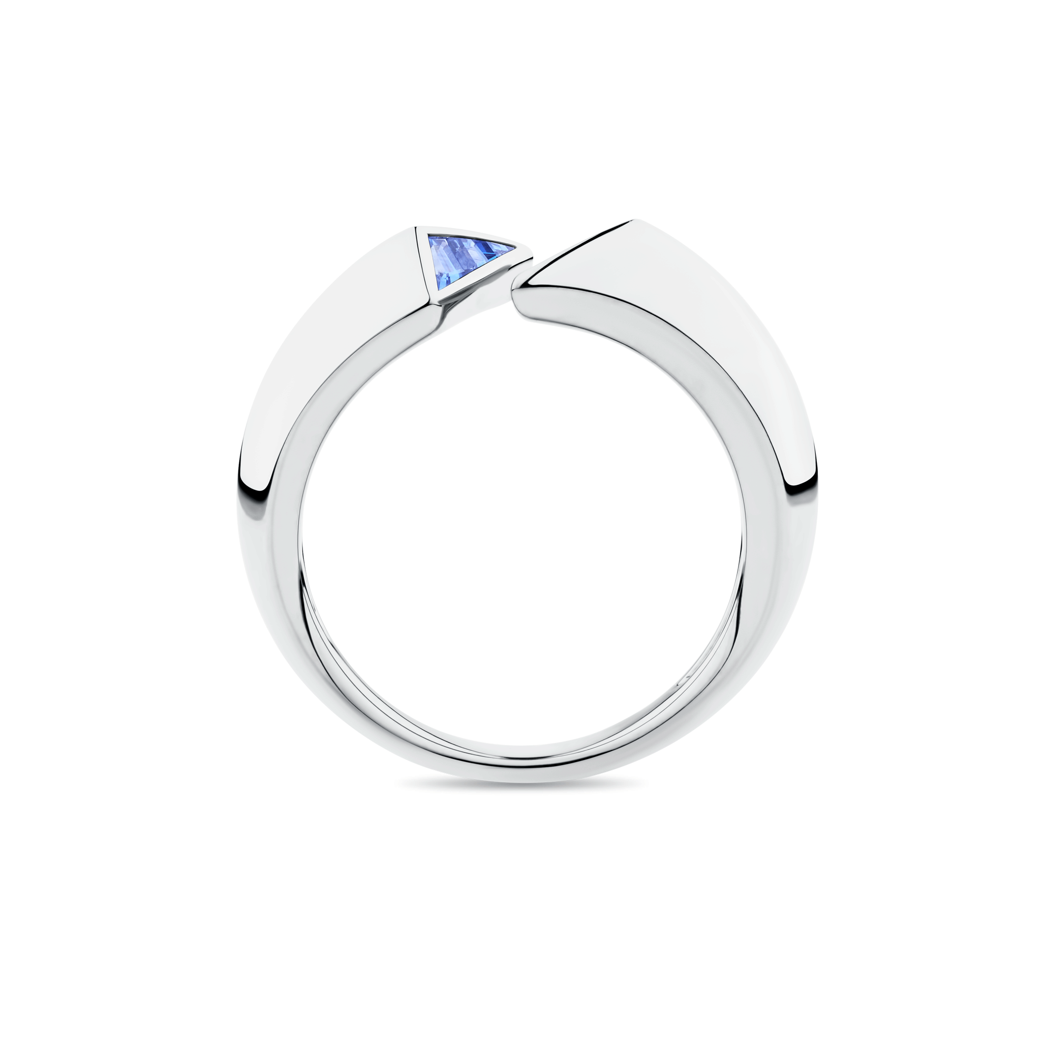 Sapphire Art Deco Band