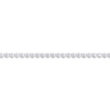 Bezel Set Diamond Tennis Necklace | WG