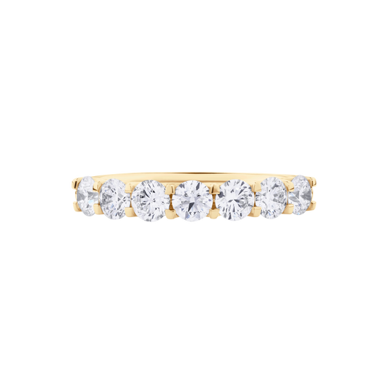 Round Brilliant Cut Diamond Eternity Ring in 18ct Yellow Gold