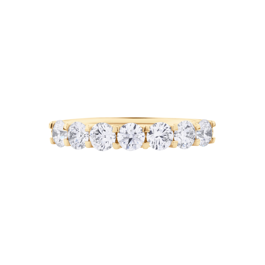 Round Brilliant Cut Diamond Eternity Ring in 18ct Yellow Gold