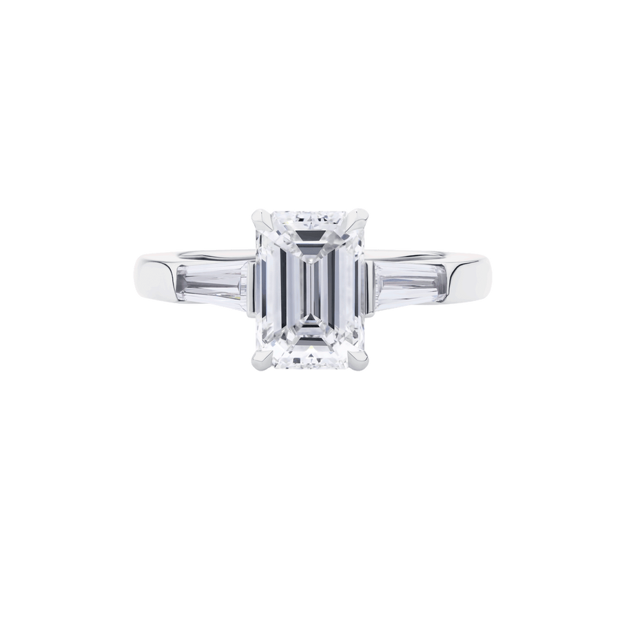AG.32 | 2ct Emerald Cut Engagement Ring