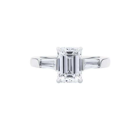 AG.32 | 2ct Emerald Cut Engagement Ring