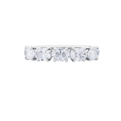 1.58ct Oval Cut East-West Eternity Band