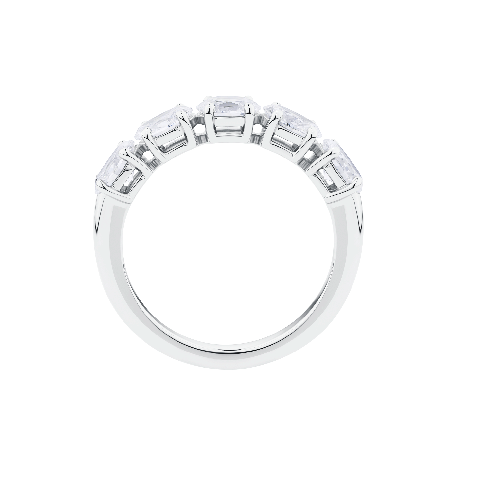 1.58ct Oval Cut East-West Eternity Band