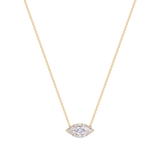 Marquise Diamond Pendant Necklace