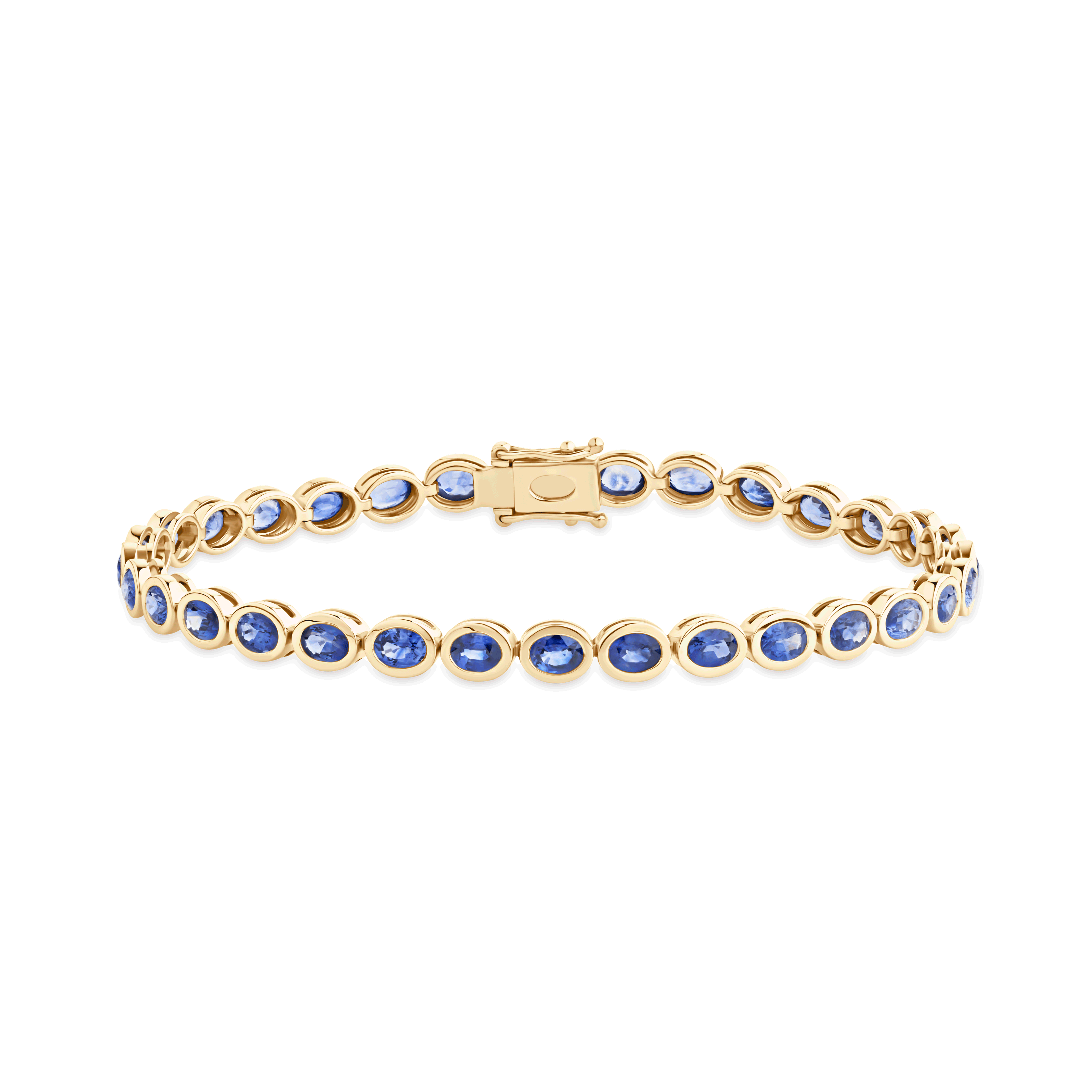 East–West Sapphire Tennis Bracelet