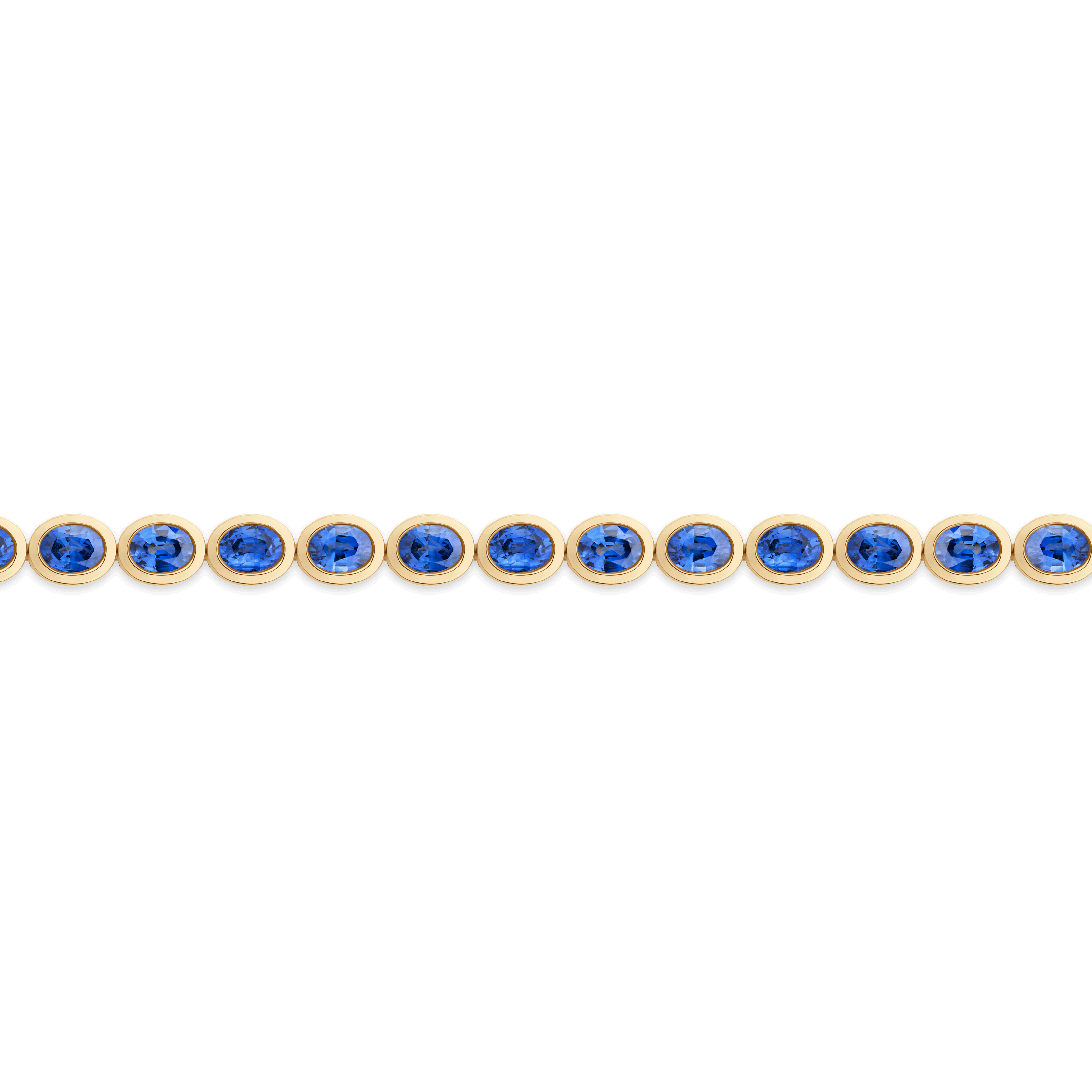 East–West Sapphire Tennis Bracelet
